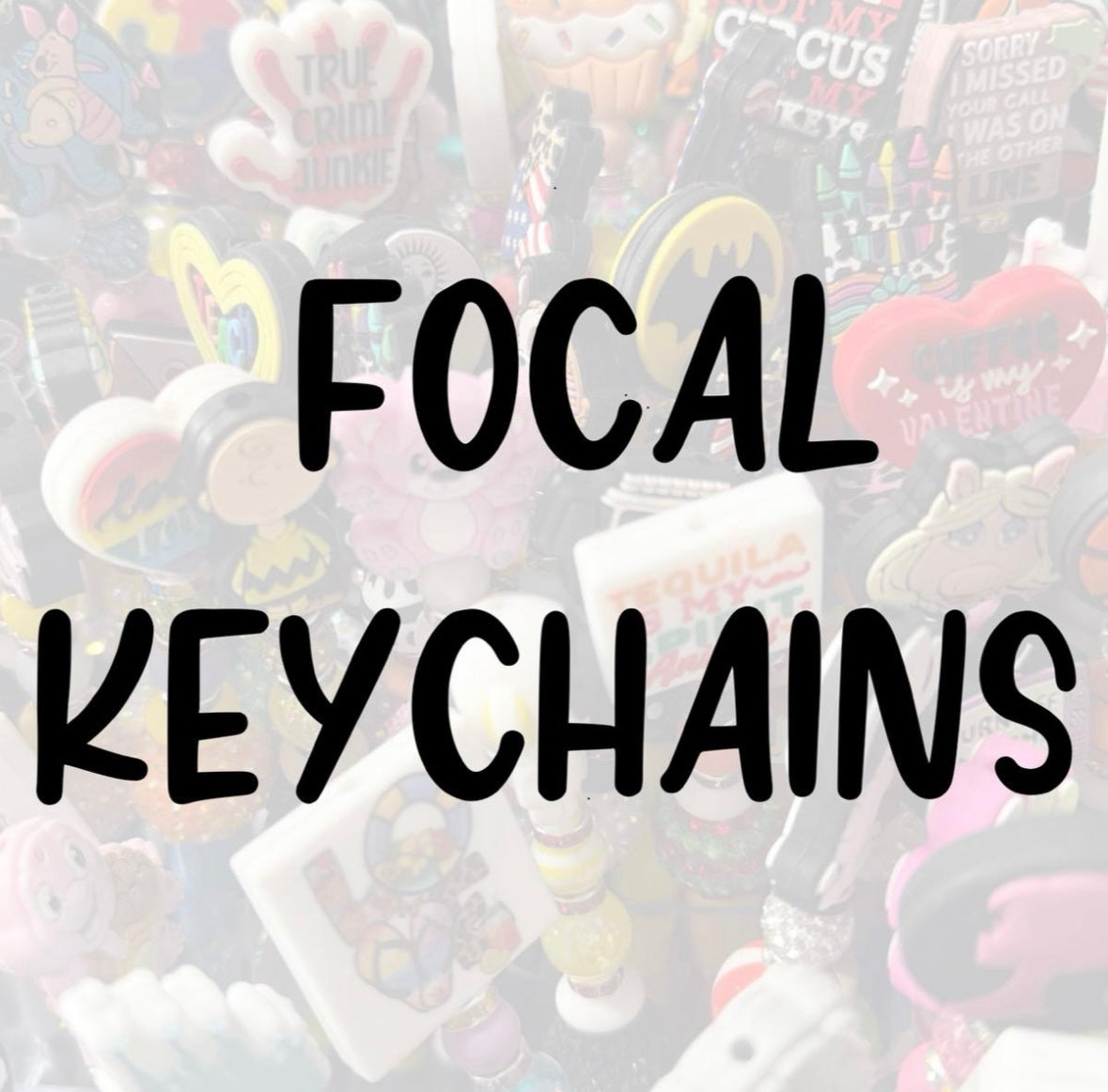 Focal Bead Keychains