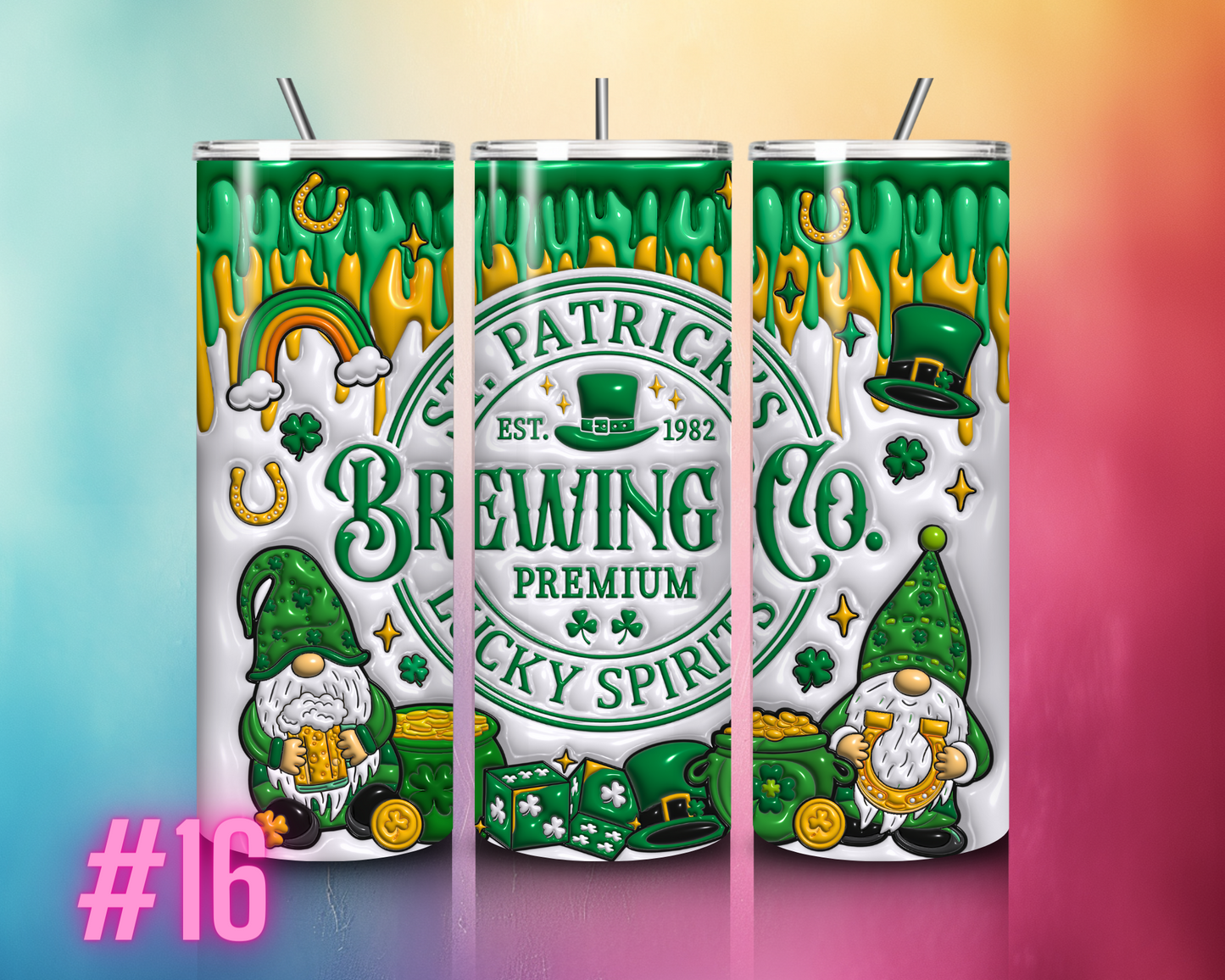 St.Patty’s Day 20oz Tumblers