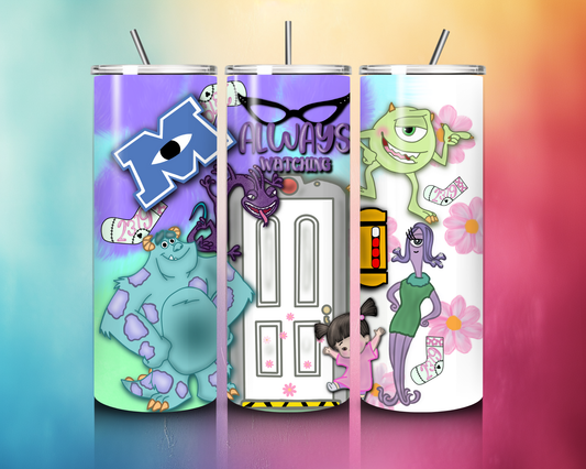 Monsters Custom 20oz Stainless Steel Tumbler