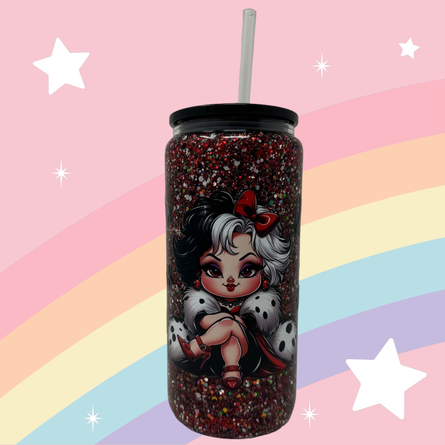 Cruella 16oz SnowGlobe Glass Cup