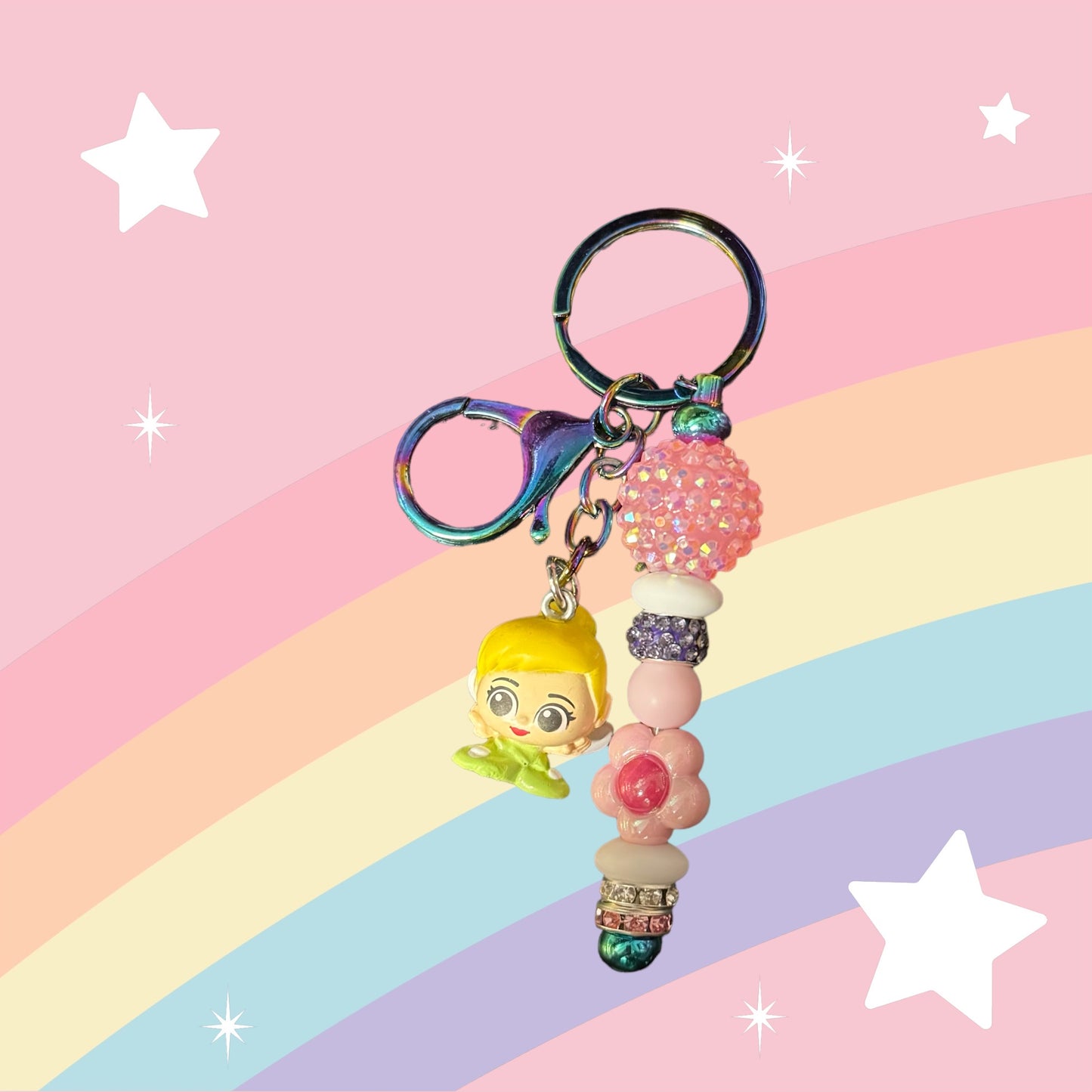 Character Beaded Keychain